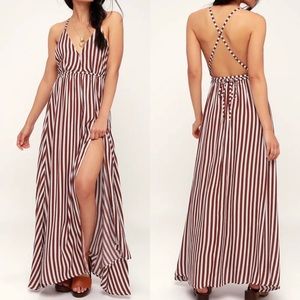 Faithful the brand Santa Rosa striped dress size Xs